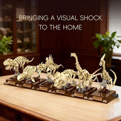 3D Dinosaur Fossil Building Set – Educational Skeleton Model - Lulliyo