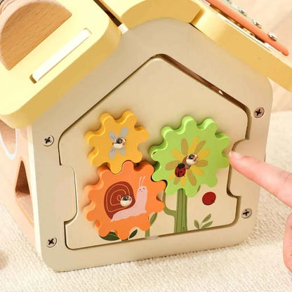 Montessori Wooden Sensory Playhouse