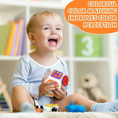 Montessori Baby Busy Cube Activity Toy