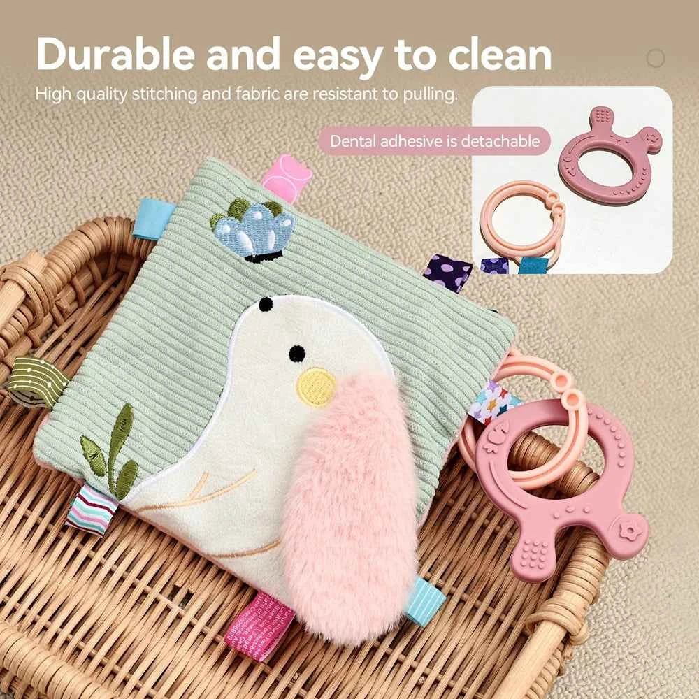 Teething Rabbit Cloth Book