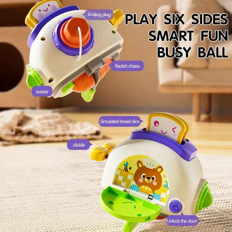 Montessori Baby Busy Cube Activity Toy