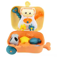 Kids Pull-Along Suitcase Beach Toys - Ages 3 - 6