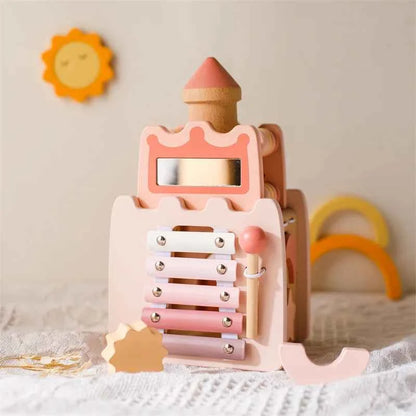 Montessori Wooden Mushroom/Castle