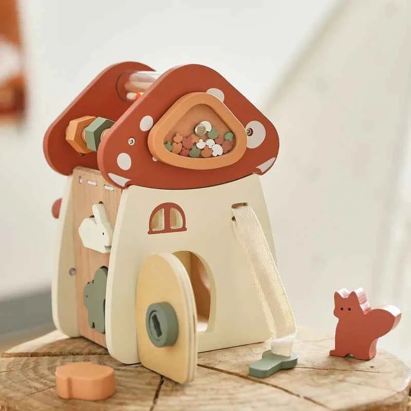 Montessori Wooden Mushroom/Castle