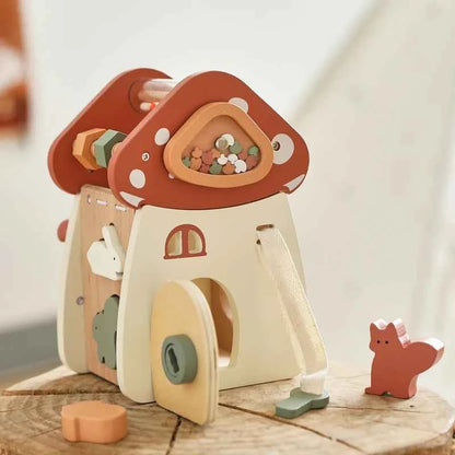 Montessori Wooden Mushroom/Castle