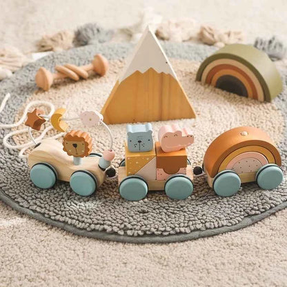 Montessori Wooden Pull Along Toy