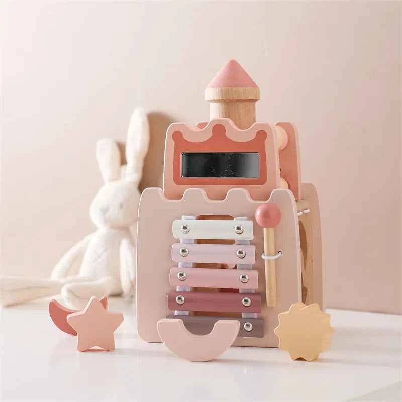Montessori Wooden Mushroom/Castle