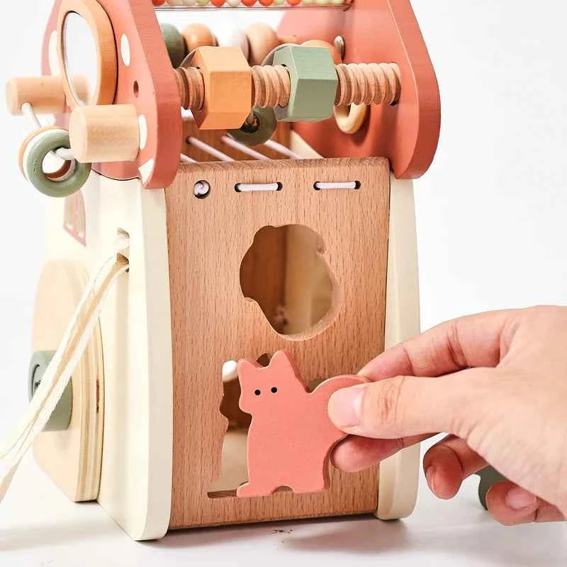 Montessori Wooden Mushroom/Castle