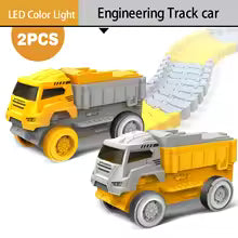 Flexible Electric Track Car Set For Kids - Lulliyo