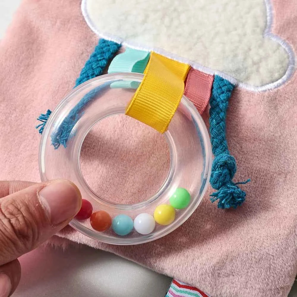Teething Rabbit Cloth Book