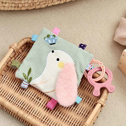 Teething Rabbit Cloth Book