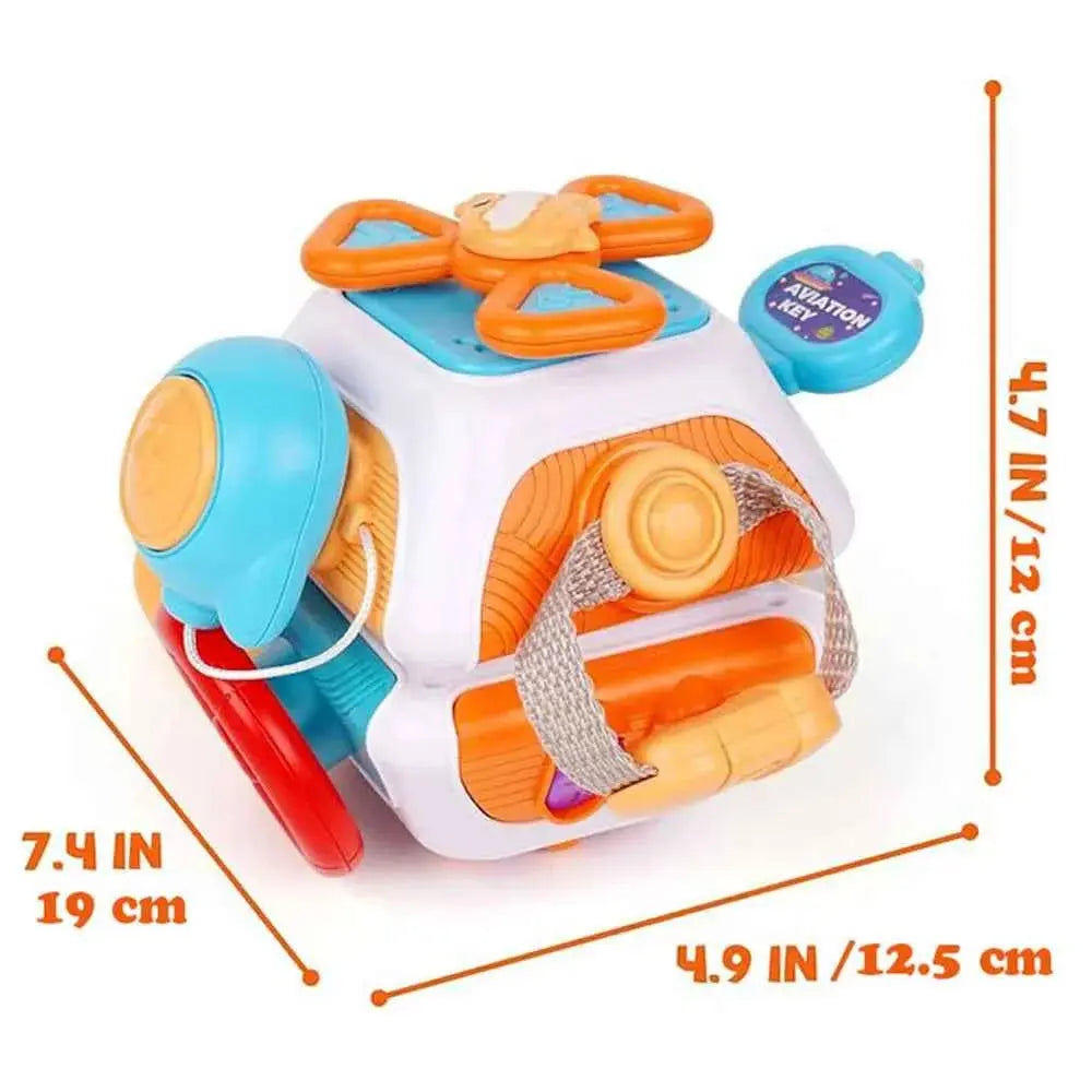 Montessori Baby Busy Cube Activity Toy