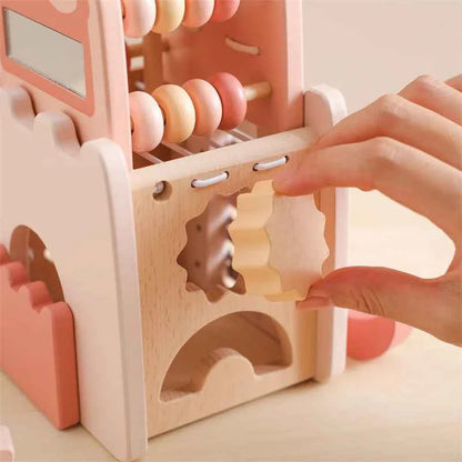 Montessori Wooden Mushroom/Castle