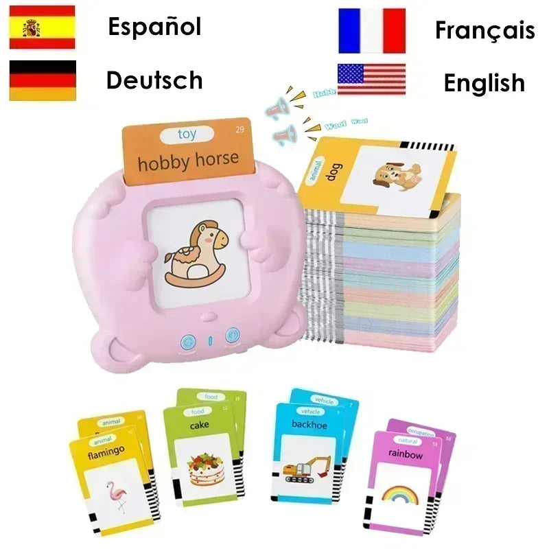 Kids Talking Flash Cards Reader – Interactive Word Game - Lulliyo