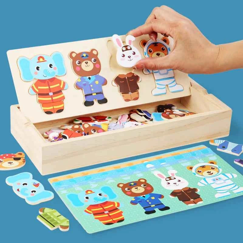 Little Bear Wooden Puzzle