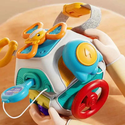 Montessori Baby Busy Cube Activity Toy
