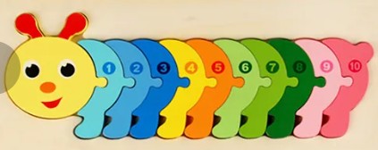 Wooden 3D Animal Number Puzzle – Montessori Learning Toy - Lulliyo