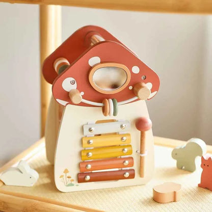 Montessori Wooden Mushroom/Castle