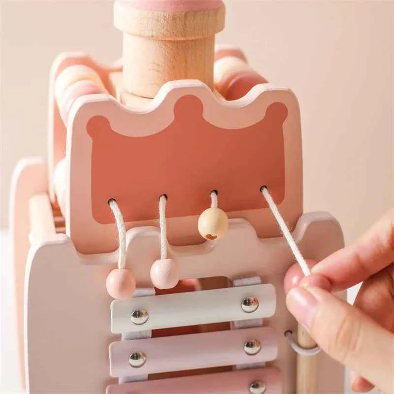 Montessori Wooden Mushroom/Castle
