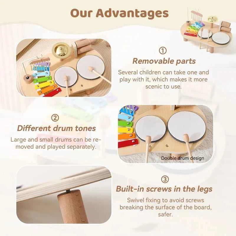 Montessori Musical Instruments Music Table