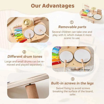 Montessori Musical Instruments Music Table