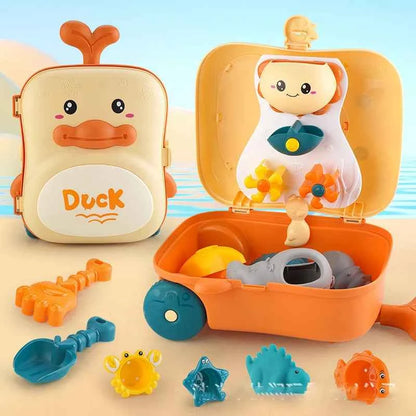 Kids Pull-Along Suitcase Beach Toys - Ages 3 - 6