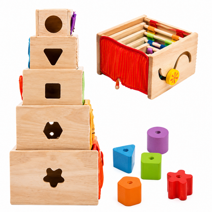 I'm Toy - 5 Activity Stackers - Lulliyo