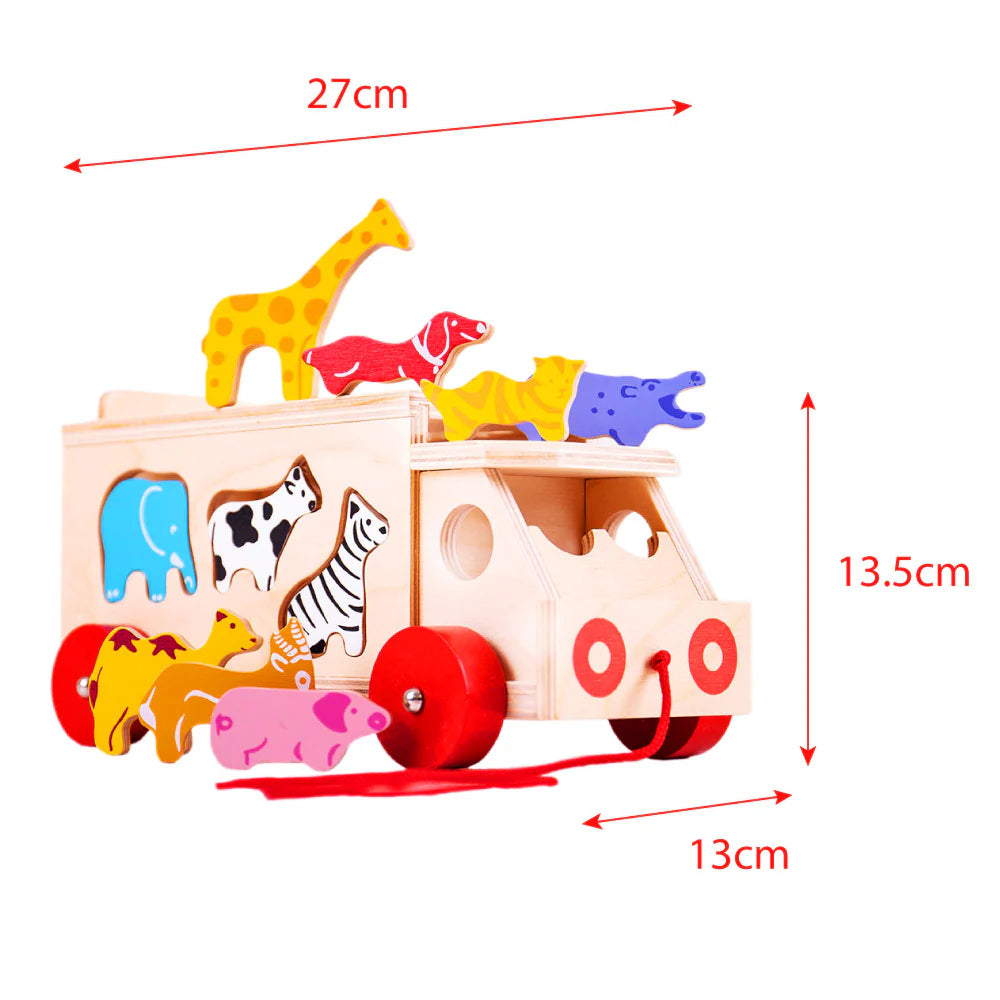 Bigjigs Toys - Animal Shape Lorry