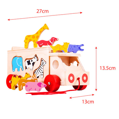 Bigjigs Toys - Animal Shape Lorry - Lulliyo