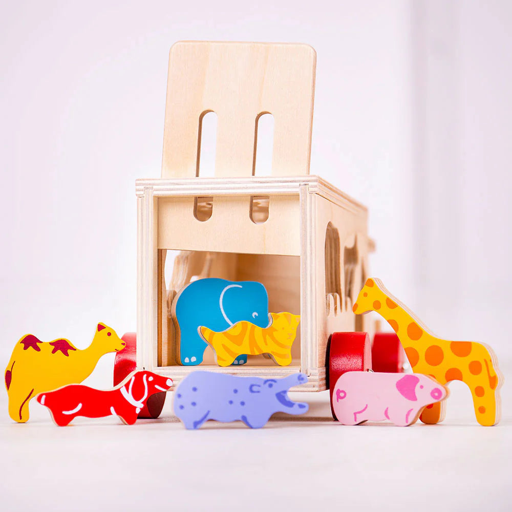 Bigjigs Toys - Animal Shape Lorry