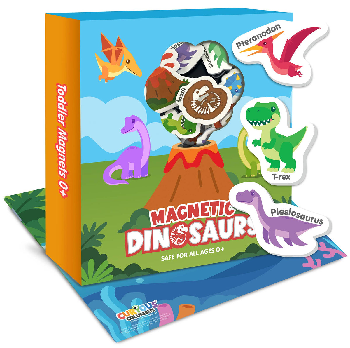 Curious Columbus Magnetic Dinosaur