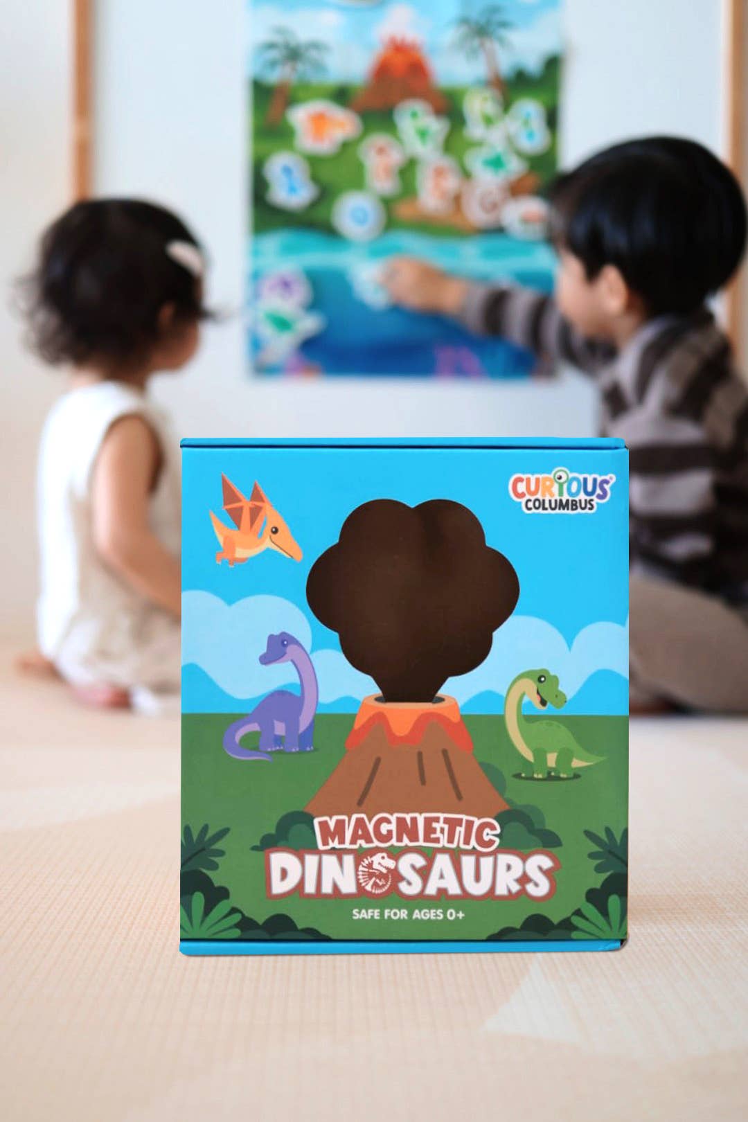 Curious Columbus Magnetic Dinosaur